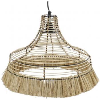 Lámpara de Techo DKD Home Decor Natural Metal 40 W Jute (45 x 45 x 36 cm)