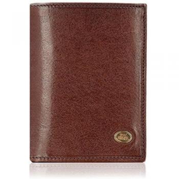 The Bridge Story Uomo Monedero vertical 2pz. piel 9,5 cm con compartimento plegable marrone