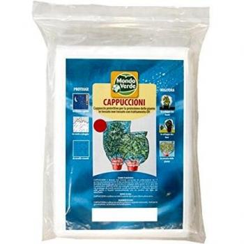 Mondo Verde TNT03 Pack de 4 Sacos protección Mini de 0.7 x 0.9 m, Blanco, 70x70x90 cm