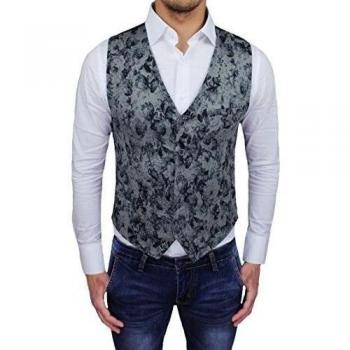 Daniele Volpe - Chaleco - para hombre gris XXL