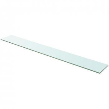 vidaXL Shelf Panel Glass Clear 110x15 cm
