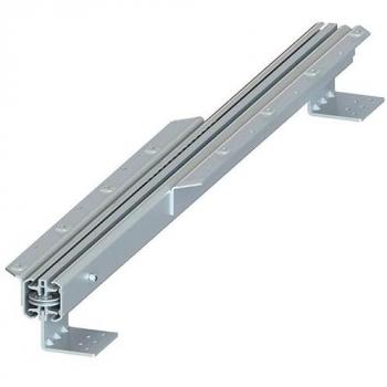 Guía de mesa extensible Kombi 37, altura 69 cm, sin freno, con 2 tableros de 500 mm y capacidad de 70 kg