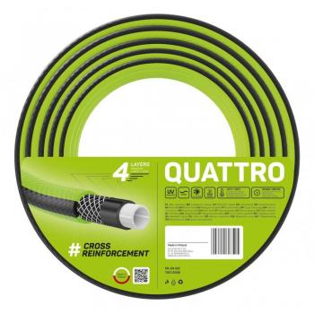 Manguera de Jardín Quattro 3/4 50m Resistente Multicolor 4 Capas Cellfast