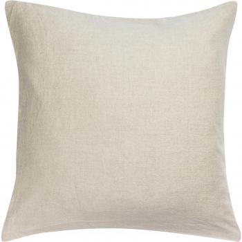 Funda de Almohada de Algodón Stonewashed Natural 65 x 65 cm Vivaraise Zeff