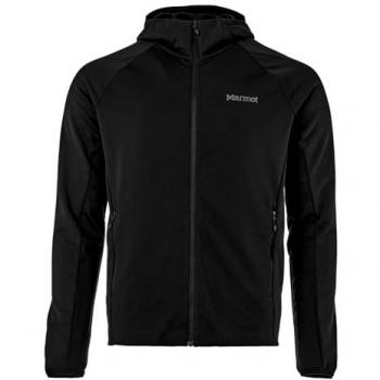 Forro Polar Marmot Leconte Hombre Con Capucha y Cremallera Completa Negro