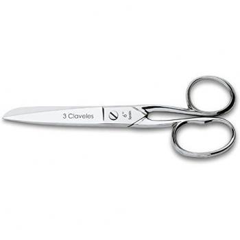 3 Claveles Tijeras Modista, Costura o Labores, Acero de Carbono,