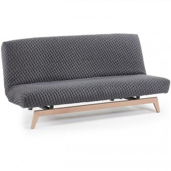 Kavehome Sofá cama acolchado Koki, gris