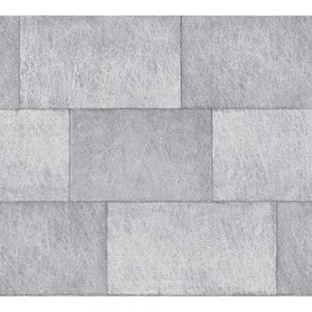 Titanium 3 Modern Stone Effect Non-Woven Wallpaper, Grey, 0.53 x 10.05 m, 5.33 sqm