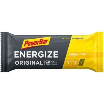 Barra Energética PowerBar Energize Sabor Plátano 55g