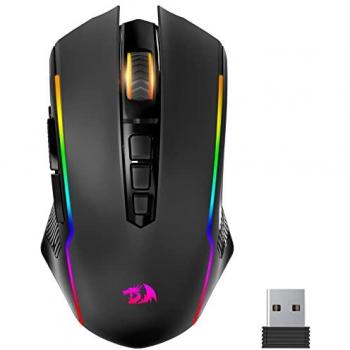 Ratón para Juegos Redragon M910-KS RANGER LITE RGB Inalámbrico/Cableado 8000 DPI con Botones de Disparo Rápido y Rueda Antideslizante