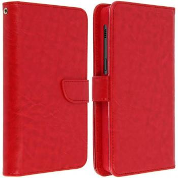 Funda billetera universal roja para Smartphones de 5.5' a 6.0'