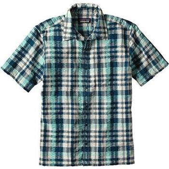 Patagonia M's Puckerware Shirt Camiseta, Hombre, Flora Pink, XS