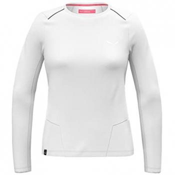 Salewa Pedroc Dry Women's Long Sleeve Base Layer T-Shirt White