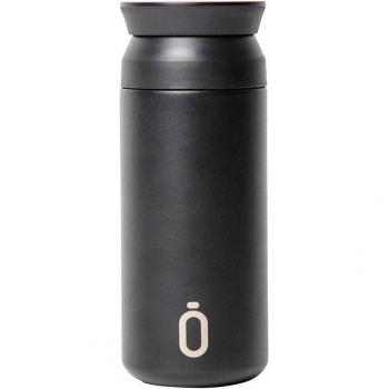 RUNBOTT Coffee - Vaso Térmico 350 ml en Acero Inoxidable con Interior Cerámico. Negro