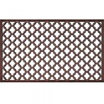 ID Mate 4575 Ebène Antigua Alfombra Felpudo Goma Bronce 75 x 45 x 0,8 cm