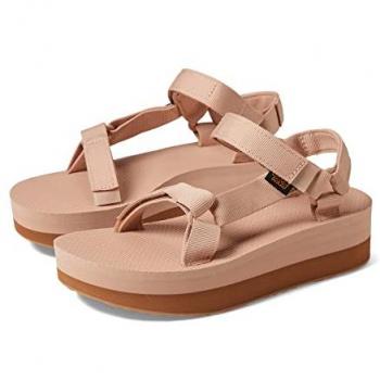 Teva Women's Flatform Universal Sandals - Maple Sugar/Lion, Size: US 10