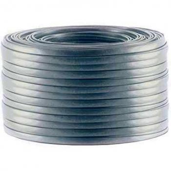 Cable de teléfono Helos 4 hilos AWG28, negro, 100 m