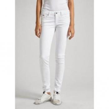 Pepe Jeans - Pantalón pitillo de mujer tiro bajo estilo 5 bolsillos