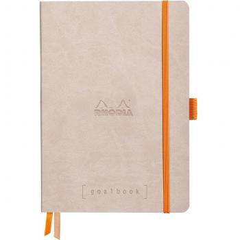Cuaderno Rhodiarama Dot A5 - Beige con Papel de Alta Calidad y Tapa Blanda