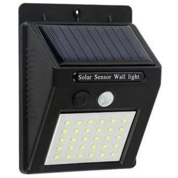 Aplique LED Solar Elbat - 30lm - Luz Fría 6500K - Sensor de Movimiento - Batería 1200mAh