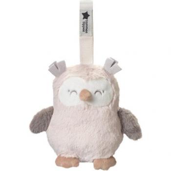 Tommee Tippee Rechargeable Sleep Aid Mini Grofriend Ollie the Owl with Sounds and Cry Sensor
