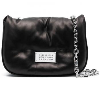 Maison Margiela Unisex Black Logo Shoulder Bag - One Size