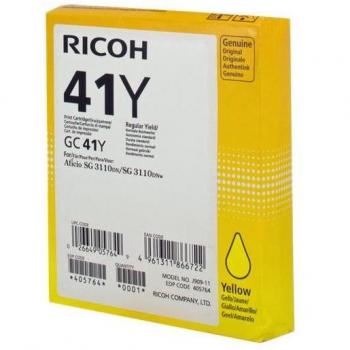 Ricoh GC41Y Gel Cartridge Yellow Original 405764