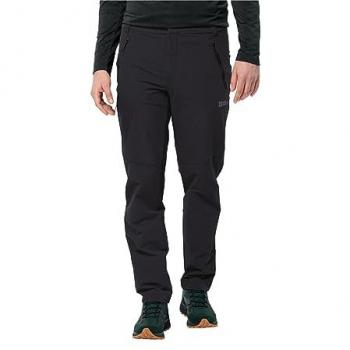 Pantalón largo Jack Wolfskin Glastal Winter negro para montaña hombre talla 50
