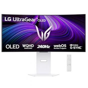 Monitor Gaming Curvo LG UltraGear OLED 34 | WQHD 3440x1440 | 240Hz | 0,03ms | G-Sync Compatible | FreeSync Premium | Smart webOS