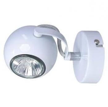 Foco de Pared Lea, Metal Cromo Blanco, 9x8x14 cm