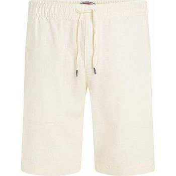 Tommy Hilfiger Men's White Linen Bermuda Shorts Size W33