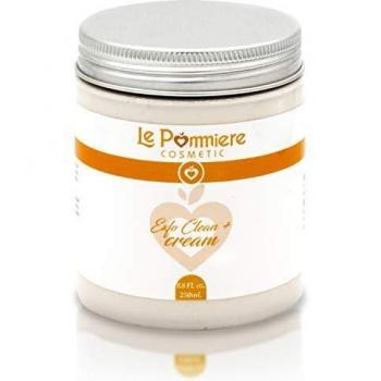 Mascarilla exfoliante facial 250ml con ácido hialurónico. Arcilla blanca natural purificante para piel grasa o mixta. Hombre & mujer. Reduce puntos negros, espinilla, poro abierto y grano de acné