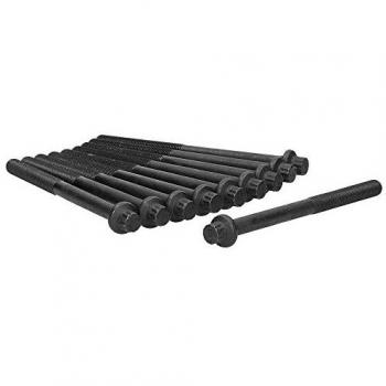 Juego de tornillos de culata AJUSA 81042300 - Incluye tornillos de alta resistencia, fabricados en acero, diseño específico para la fijación de culatas, compatible con múltiples modelos de vehículos, incluye arandelas y es