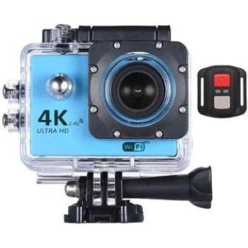 Cámara Deportiva 4K Ultra HD Smartek con Wi-Fi y Pantalla Color 2.0 LTPS (LCD) y Mando a Distancia Azul