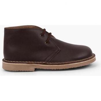 Botas de Niño Pisamonas Piel Cordones Forro Tipo Borrego