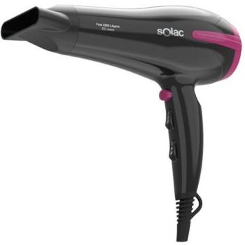 Secador de Pelo Solac Fast 2200 Légere | 2200W | Ultra Ligero 340g | 3 Temperaturas y 2 Velocidades | Botón de Aire Frío | Filtro Extraíble | Mango