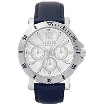 Versus by versace mens analogue quartz watch with leather strap vsp520118