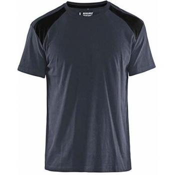 Blaklader Two-Tone Work T-Shirt Dark Gray/Black Size L