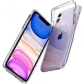 Spigen Funda Liquid Crystal Compatible con iPhone 11 - Transparente
