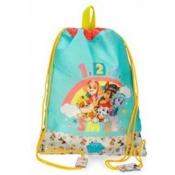 Patrulla Canina Dream Patrol Bolsa de Merienda Tipo Mochila de Saco con Cierre de Cinta para Niños by Joumma Bags