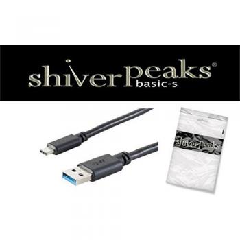 Cable USB 3.0 shiverpeaks BASIC-S, A macho a C macho, 3 m