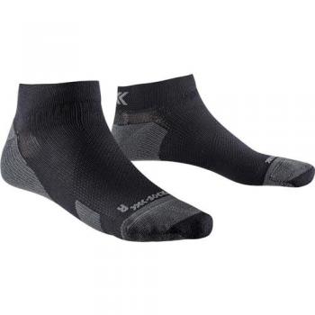 Calcetines X-Socks Run Discover Low Cut, Unisex adulto, color Black/Charcoal, talla 39-41
