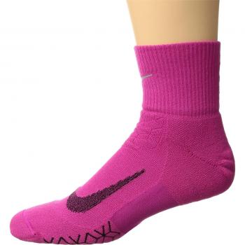 Nike NK ELT Cush qt-rn, calcetines para hombre, Hombre, Nk Elt Cush Qt-Rn, Lethal Pink/Black