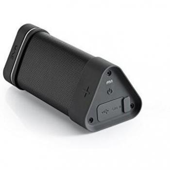 Hercules WAE OUTDOOR 04 PLUS FM - Altavoz Bluetooth, resistente agua, golpes, polvo, Certificado IP67, radio FM, incluye WAE App