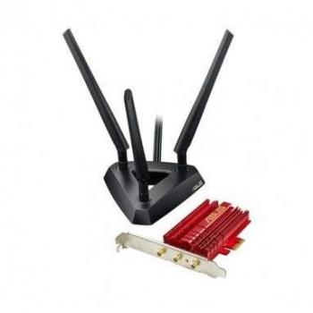 ASUS PCE-AC68 Adaptador WiFi PCI-E Dual Band 2.4/5 GHz AC1900 con 3 Antenas