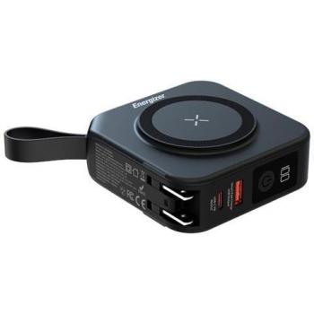Power Bank Inalámbrico Energizer 10000mAh USB-C Cuádruple Portable 15W