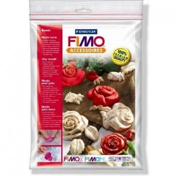 Fimo - Pasta de modelar molde de rosas