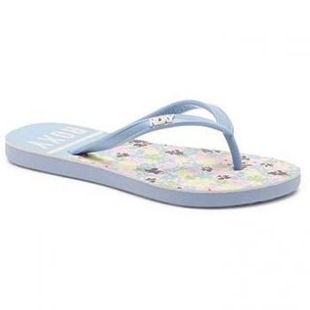 Chanclas Roxy Viva Stamp para niñas, colores azul y rosa, talla 28 EU