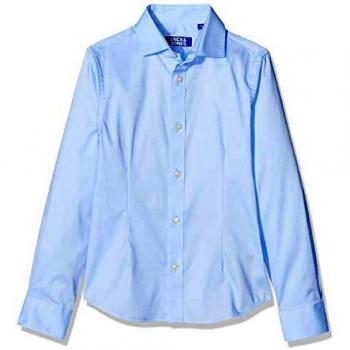 Jack & Jones Junior Regular Fit Long Sleeve Shirt - Parma Blue