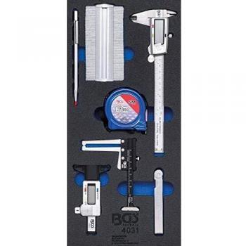 Bandeja para carro 1/3 BGS 4031: Juego de herramientas de medición, 7 piezas